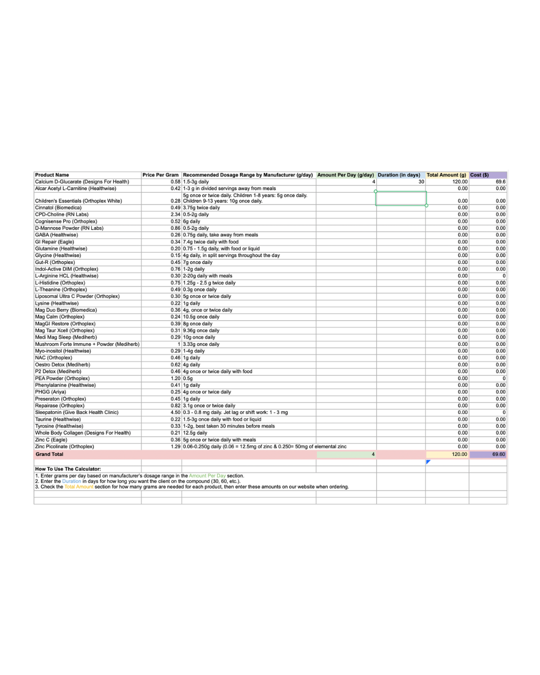Compounding Calculator